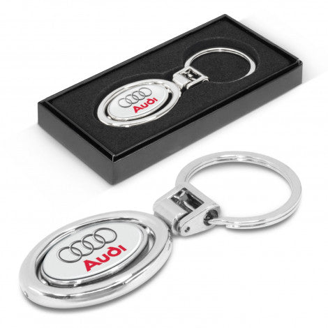 Spinning Metal Key Ring - 100318