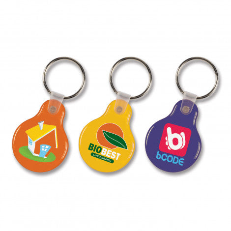 Flexi Resin Key Ring - Round  - 104337