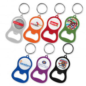 Chevron Bottle Opener Key Ring - 107106