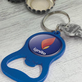 Chevron Bottle Opener Key Ring - 107106