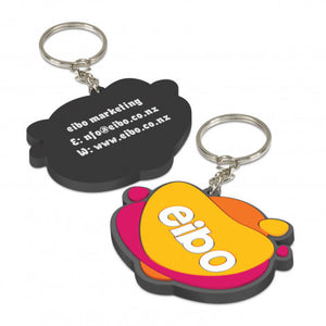 PVC Key Ring Small - One Side Moulded - 107109