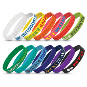 Silicone Wrist Band - Debossed - 112805