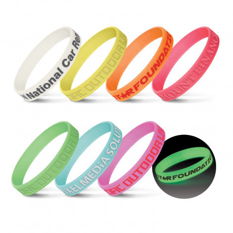 Silicone Wrist Band - Glow in the Dark - 112807