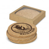 Oakridge Cork Coaster Round Set of 4 - 113033