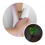 Temporary Tattoo Glow in the Dark - 51mm x 51mm - 113185