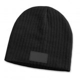 Nebraska Cable Knit Beanie with Patch - 115656