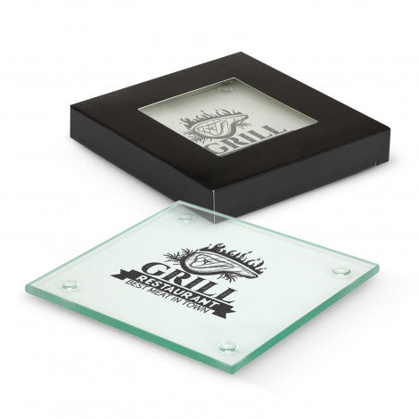 Venice Glass Coaster Set of 2 - Square - 116394