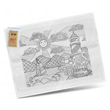 Cotton Colouring Tea Towel - 116594