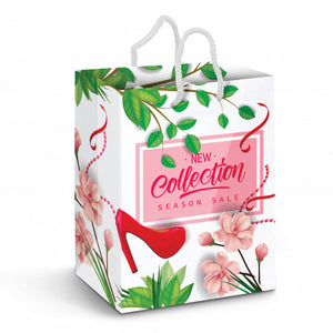 Large Laminated Paper Carry Bag - Full Colour - 116941