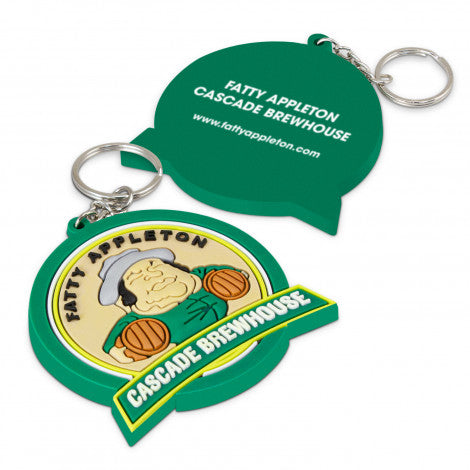 PVC Key Ring Large - One Side Moulded - 117205