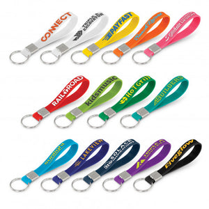 Silicone Key Ring - Embossed - 118672