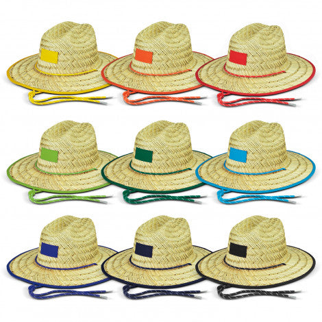 Wide Brim Straw Hat - 119576