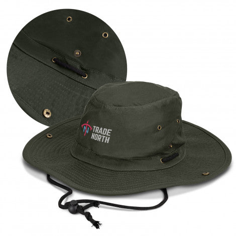 Oilskin Wide Brim Hat - 119578