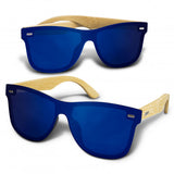 Ryder Mirror Lens Sunglasses - Bamboo - 120343