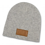 Nebraska Heather Cable Knit Beanie With Patch - 120950