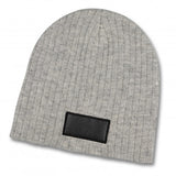 Nebraska Heather Cable Knit Beanie With Patch - 120950