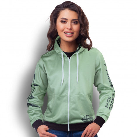 Custom Womens Sports Zipped Hoodie - 121185