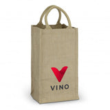 Jute Four Bottle Wine Carrier - 121997