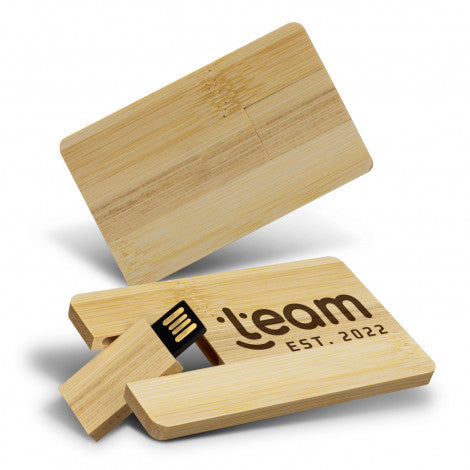 Bamboo Credit Card Flash Drive 8GB - 122325