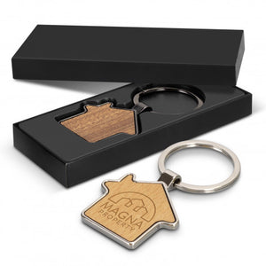 Santo House Shaped Key Ring - 123015