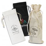 Cotton Wine Drawstring Bag - 123019