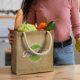 Monza Starch Jute Tote Bag - 123580