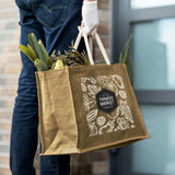 Torino Starch Jute Tote Bag - 123581