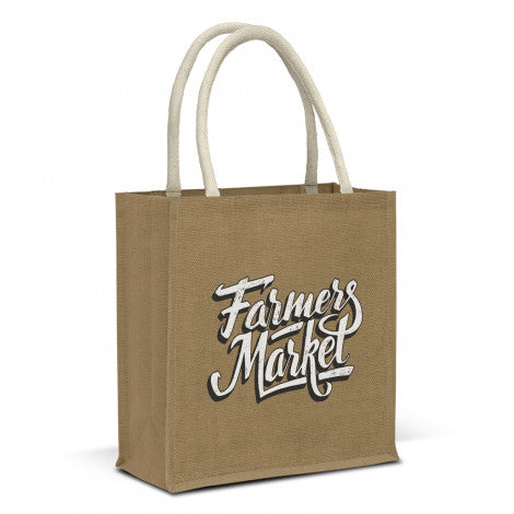 Lanza Starch Jute Tote Bag - 123582