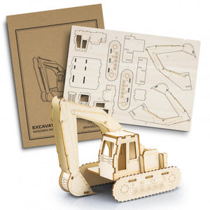 BRANDCRAFT Excavator Wooden Model - 124035