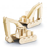 BRANDCRAFT Excavator Wooden Model - 124035