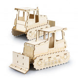 BRANDCRAFT Bulldozer Wooden Model - 124036