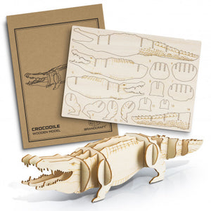 BRANDCRAFT Crocodile Wooden Model - 124045