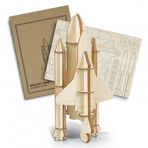 BRANDCRAFT Rocket Ship Wooden Model - 124051