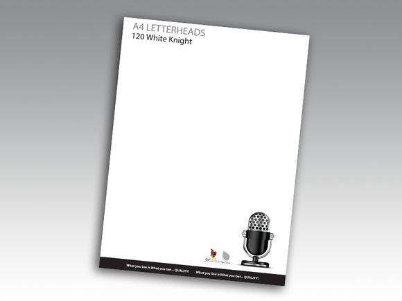 Letterheads 120gsm White Knight - EB0071