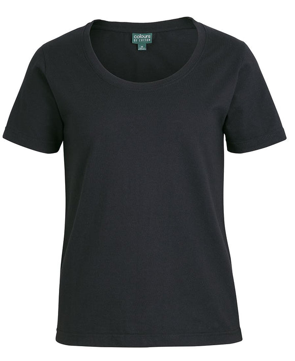 C OF C LADIES COMFORT CREW NECK TEE - 1CCT1