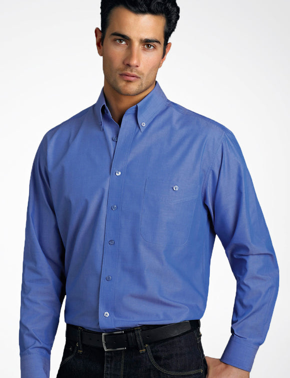 Style 264 Indigo – Men's Long Sleeve Chambray