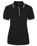 JB's LADIES CONTRAST POLO - 2LCP