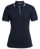 JB's LADIES CONTRAST POLO - 2LCP