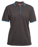 JB's LADIES CONTRAST POLO - 2LCP