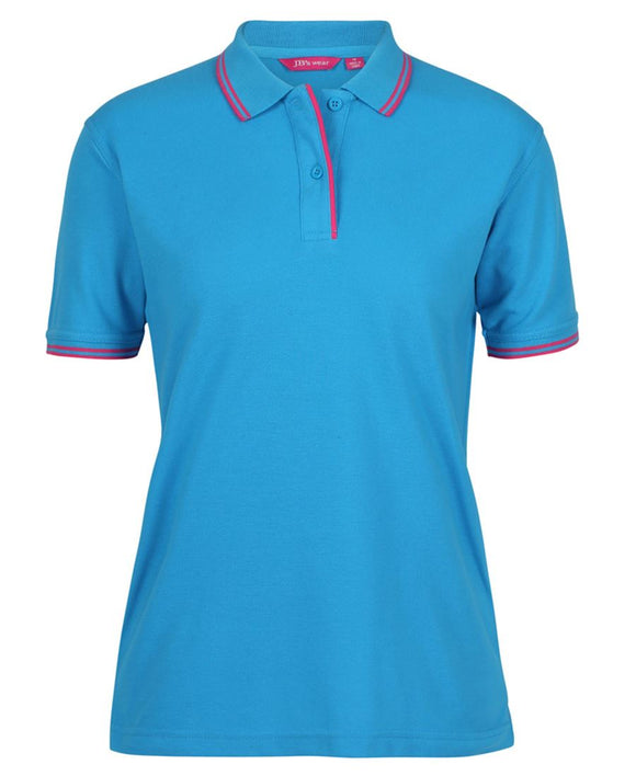 JB's LADIES CONTRAST POLO - 2LCP