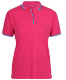 JB's LADIES CONTRAST POLO - 2LCP