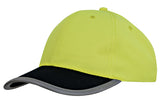 Luminescent Safety Cap with Reflective Trim - 3021