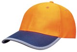 Luminescent Safety Cap with Reflective Trim - 3021