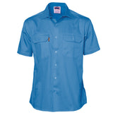 Cotton Drill Work Shirt - Short Sleeve - 3201