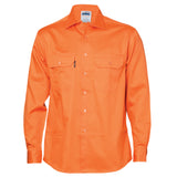 Cotton Drill Work Shirt - Long Sleeve - 3202