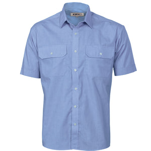 Polyester Cotton Work Shirt - Short Sleeve - 3211