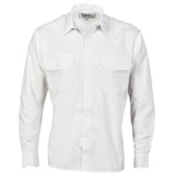 Epaulette Polyester/Cotton Work Shirt - Long Sleeve - 3214