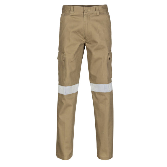 Cotton Drill Cargo Pants With 3M R/Tape - 3319