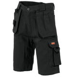 Duratex Cotton Duck Weave Tradies Cargo Shorts - with twin holster tool pocket - 3336