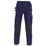 Duratex Cotton Duck Weave Tradies Cargo Pants with twin holster tool pocket - knee pads not included - 3337